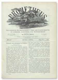 Prometheus : Illustrirte Wochenschrift über die Fortschritte in Gewerbe, Industrie und Wissenschaft. 7. Jahrgang, 1896, Nr 352