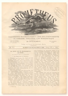 Prometheus : Illustrirte Wochenschrift &uuml;ber die Fortschritte in Gewerbe, Industrie und Wissenschaft. 8. Jahrgang, 1897, Nr 383