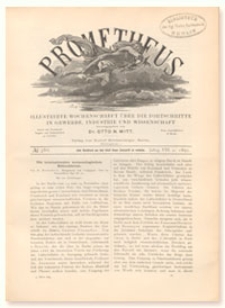 Prometheus : Illustrirte Wochenschrift &uuml;ber die Fortschritte in Gewerbe, Industrie und Wissenschaft. 8. Jahrgang, 1897, Nr 386