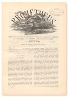 Prometheus : Illustrirte Wochenschrift &uuml;ber die Fortschritte in Gewerbe, Industrie und Wissenschaft. 8. Jahrgang, 1897, Nr 406