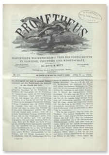 Prometheus : Illustrirte Wochenschrift &uuml;ber die Fortschritte in Gewerbe, Industrie und Wissenschaft. 10. Jahrgang, 1899, Nr 512