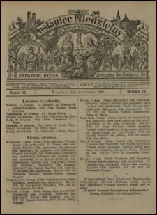 Posłaniec Niedzielny dla Dyecezyi Wrocławskiej. R. 4, 1898, nr 17
