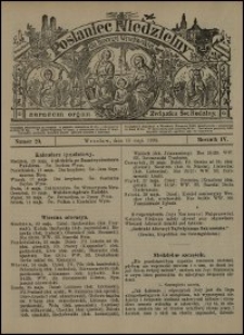 Posłaniec Niedzielny dla Dyecezyi Wrocławskiej. R. 4, 1898, nr 20