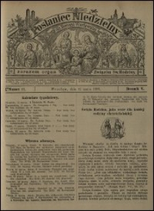 Posłaniec Niedzielny dla Dyecezyi Wrocławskiej. R. 5, 1899, nr 11