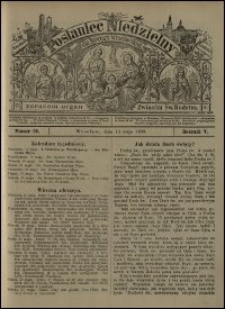 Posłaniec Niedzielny dla Dyecezyi Wrocławskiej. R. 5, 1899, nr 20