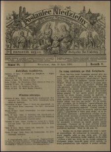 Posłaniec Niedzielny dla Dyecezyi Wrocławskiej. R. 5, 1899, nr 29