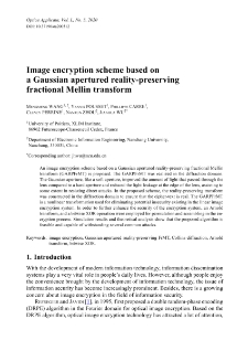 Image encryption scheme based on a Gaussian apertured reality-preserving fractional Mellin transform