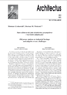 Stare elektrownie jako dziedzictwo przemysłowe i wyzwanie adaptacyjne