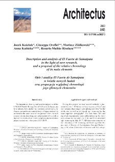 Description and analysis of El Fuerte de Samaipata in the light of new research, and a proposal of the relative chronology of its main elements