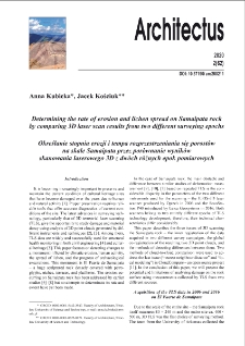 Determining the rate of erosion and lichen spread on Samaipata rock by comparing 3D laser scan results from two different surveying epochs