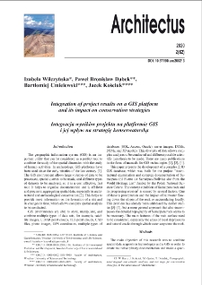 Integration of project results on a GIS platform and its impact on conservation strategies