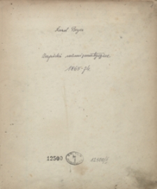 Zapiski numizmatyczne 1865-1874