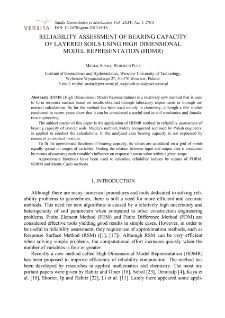 Reliability assessment of bearing capacity of layered soils using High Dimensional Model Representation (HDMR)