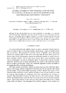 Global stability for thermal convection in a couple-stress fluid with temperature and pressure dependent viscosity