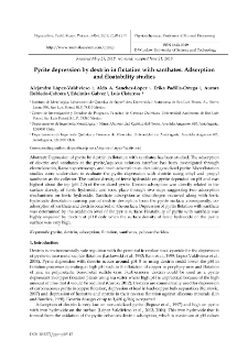 Pyrite depression by dextrin in flotation with xanthates. Adsorption and floatability studies