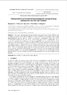 Tetrahydrofurfuryl-functionalized polystyrene nanoparticles as collectors for low rank coal flotation