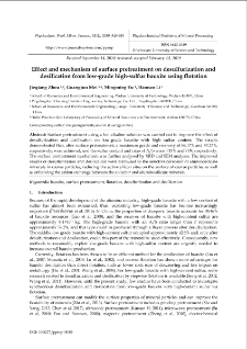 Effect and mechanism of surface pretreatment on desulfurization and desilication from low-grade high-sulfur bauxite using flotation