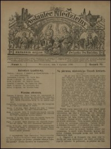 Posłaniec Niedzielny dla Dyecezyi Wrocławskiej. R. 6, 1900, nr 1