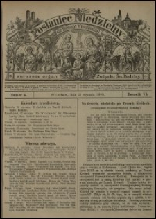 Posłaniec Niedzielny dla Dyecezyi Wrocławskiej. R. 6, 1900, nr 3