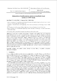 Adsorption of methylamine cations on kaolinite basal surfaces: A DFT study