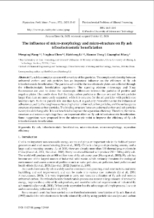 The influence of micro-morphology and micro-structure on fly ash triboelectrostatic beneficiation