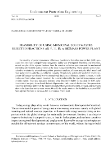 Feasibility of using municipal solid wastes rejected fractions as fuel in a biomass power plant