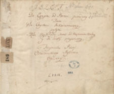 J&oacute;zef do Egiptu od braci przedany, tam dla czystości inkarcerowany, potym dla wykładu sn&oacute;w od więzienia wolny i do łaski przywr&oacute;cony, trzynastu pieśni ośmiorakiego rytmu opisany [przez Wojciecha Stanisława Chrościńskiego]