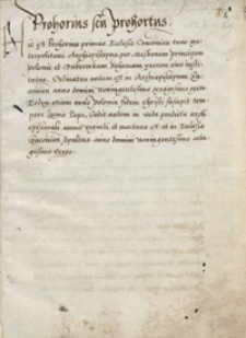 [Katalogi biskup&oacute;w krakowskich, kujawskich i poznańskich]