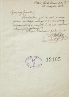 [Autografy różnych osób z lat 1832-1891. Lit. C-G]