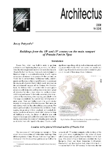 Buildings from the 18th and 19th century on the main rampart of Prussia Fort in Nysa