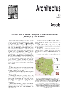 Cistercian Trail in Poland - European cultural route under the patronage of PKN ICOMOS