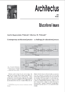 Contemporary architectural practice - a challenge for educational process