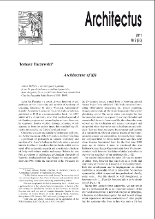 Architecture of life