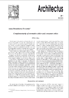 Complementarity of normative ethics and consumer ethics