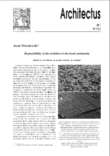 Responsibility of the architect to the local community