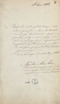 [Miscellanea z lat 1668-1734, zawierające odpisy listów, mów, akt publicznych i innych materiałów odnoszących się przeważnie do spraw politycznych Polski okresu panowania Jana III Sobieskiego i bezkrólewia po jego śmieci]