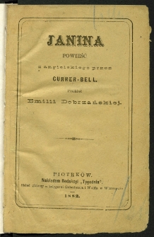 Janina : powieść