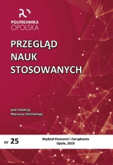 Przegląd Nauk Stosowanych, Nr 25, 2019