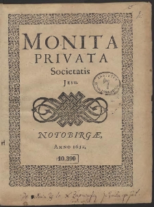 Monita Privata Societatis Jesu