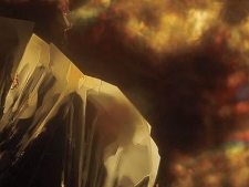 Zach&oacute;d na szczycie g&oacute;ry lodowej