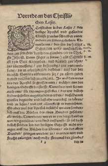 Das Newe Testament : Das ist, Alle B&uuml;cher des newen Bundes, welchen Gott durch Christum mit den menschen gemacht hat [&hellip;]