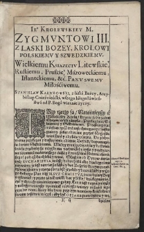 Eucharistia Abo, O przenaswietszym sakramencie y Ofierze ćiala y krwie pana Zbawićielá y Boga nászego, pod osobą chlebá y winá [...]