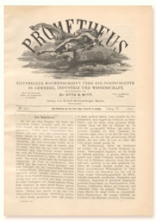 Prometheus : Illustrirte Wochenschrift &uuml;ber die Fortschritte in Gewerbe, Industrie und Wissenschaft. 11. Jahrgang, 1899, Nr 521