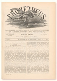 Prometheus : Illustrirte Wochenschrift &uuml;ber die Fortschritte in Gewerbe, Industrie und Wissenschaft. 11. Jahrgang, 1899, Nr 524