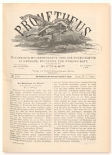 Prometheus : Illustrirte Wochenschrift &uuml;ber die Fortschritte in Gewerbe, Industrie und Wissenschaft. 11. Jahrgang, 1899, Nr 529