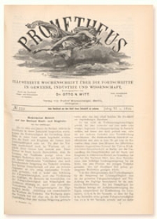 Prometheus : Illustrirte Wochenschrift &uuml;ber die Fortschritte in Gewerbe, Industrie und Wissenschaft. 11. Jahrgang, 1899, Nr 533