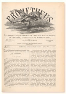 Prometheus : Illustrirte Wochenschrift &uuml;ber die Fortschritte in Gewerbe, Industrie und Wissenschaft. 11. Jahrgang, 1900, Nr 534
