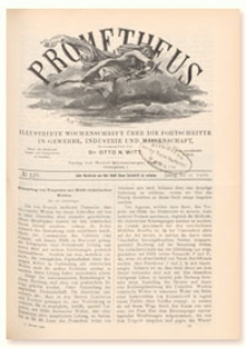 Prometheus : Illustrirte Wochenschrift &uuml;ber die Fortschritte in Gewerbe, Industrie und Wissenschaft. 11. Jahrgang, 1900, Nr 536