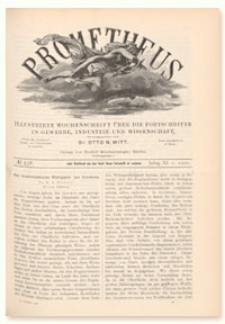 Prometheus : Illustrirte Wochenschrift &uuml;ber die Fortschritte in Gewerbe, Industrie und Wissenschaft. 11. Jahrgang, 1900, Nr 538