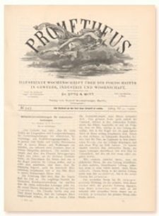 Prometheus : Illustrirte Wochenschrift &uuml;ber die Fortschritte in Gewerbe, Industrie und Wissenschaft. 11. Jahrgang, 1900, Nr 545
